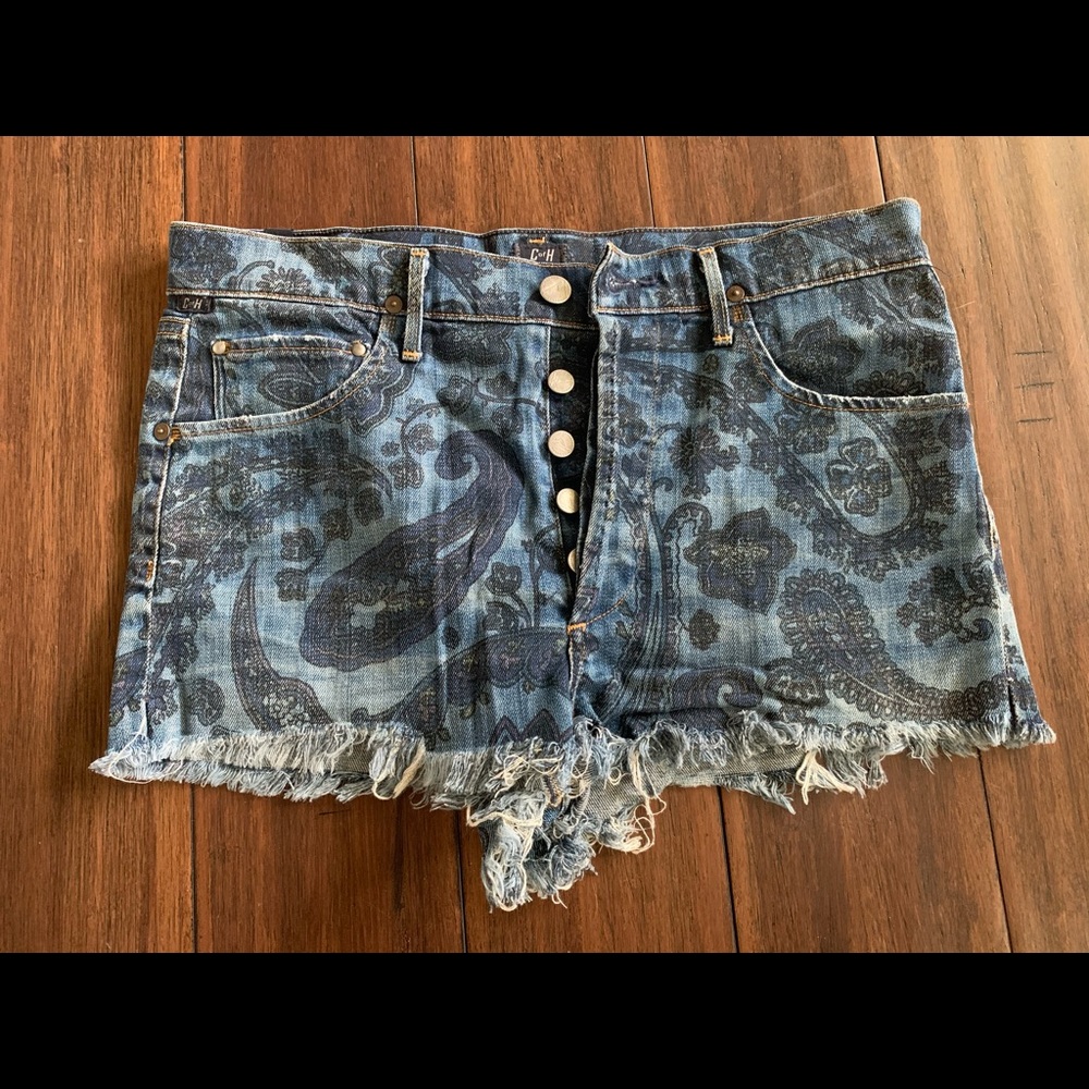 Citizens of Humanity Paisley shorts